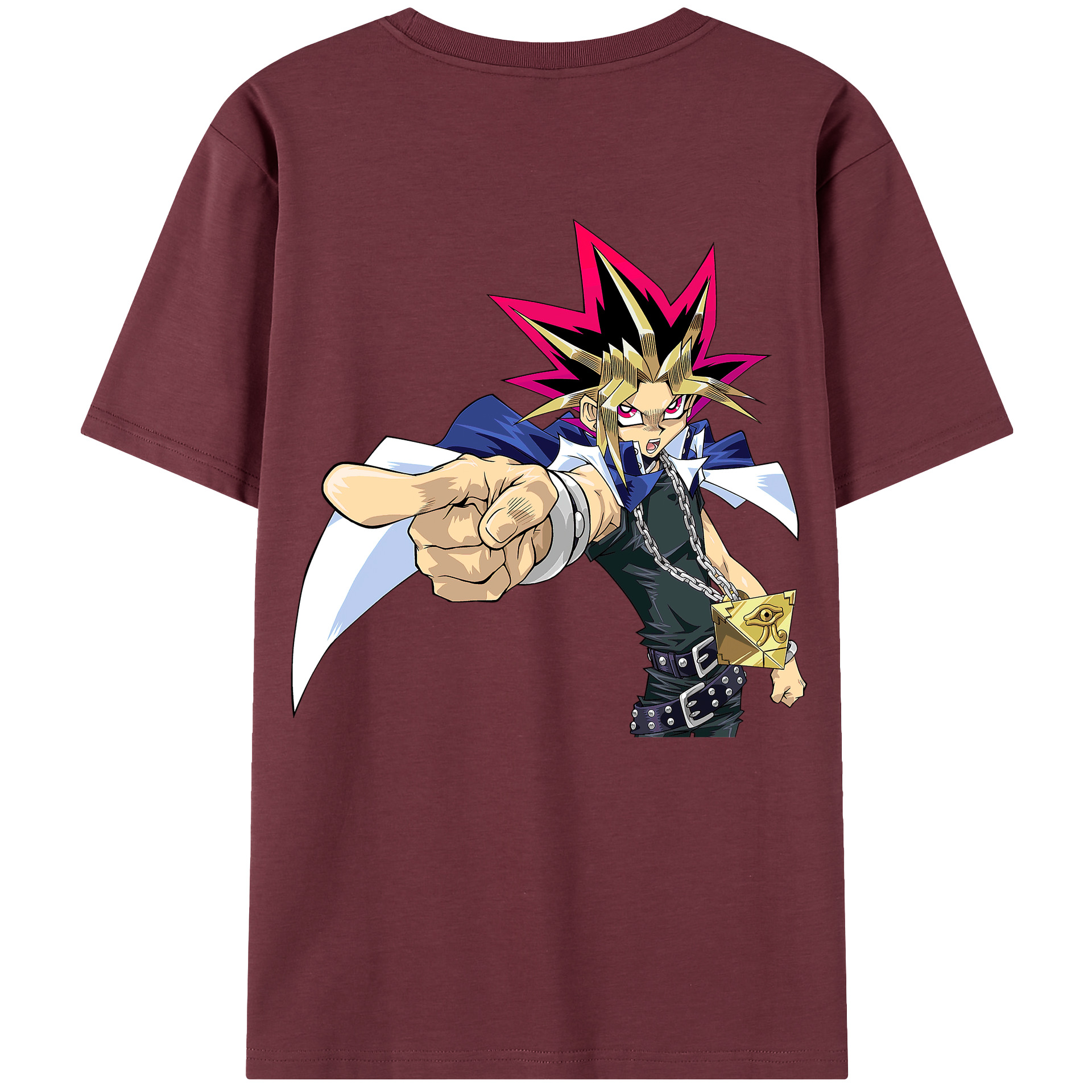 （画像用） 遊☆戯☆王 Yu-Gi-Oh! 綿100％半袖Tシャツ（背面プリント）